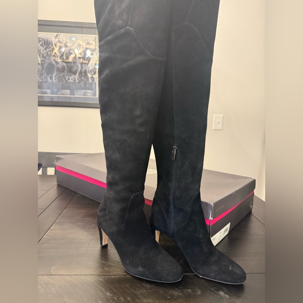 Versona Black Over the Knee Boots